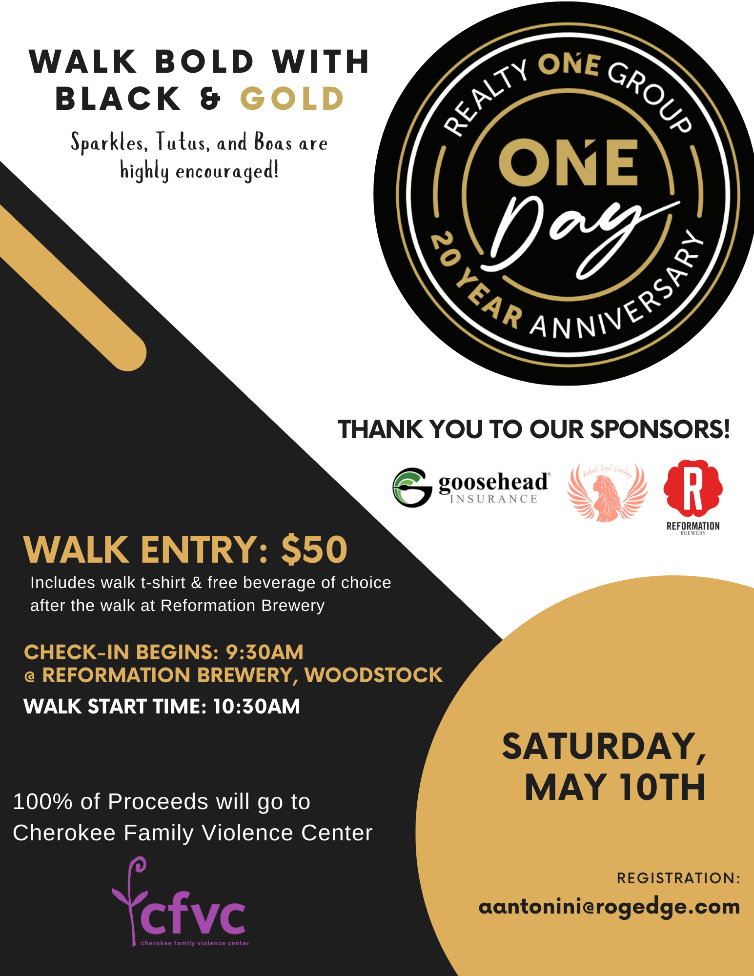 Walk Bold 5K - Cherokee Family Violence Center